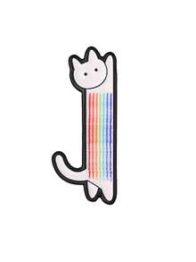 Cute Rainbow Cat Enamel Pins, Cartoon Kitty Brooch Set, Decorative Badges For Backpack, Jacket, Clothing, Lovely Accessory Gift - Multicolor - View 17