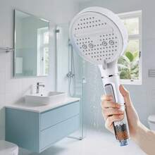 Handheld Filtered Shower Head | Filtered Handheld Shower, Softens Hard Water, Comes With 1 Roll Of Tape, Bathroom Shower Accessory - Shower Head - View 4