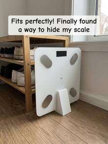 1pc Multifunctional Electronic Scale Storage Rack, Weight-Lifting Rack, Space-Saving Slotted Storage, File Stacking Bracket, Vertical Shelf, Storage Rack, Bathroom Accessory, Shelf, Household Essential, Dormitory Storage, Home Decor, Desktop Storage. - Multicolor - View 11