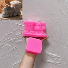 Christmas Sleigh Silicone Candle Mold For Candle Holder Tea Light Gingerbread Train Cement Candlestick Jar Gypsym Concrete Succulent Plaster Mould - Multiple Styles - View 11