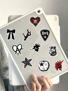 50pcs Punk Subculture Stickers For Adults Teens Sticker Enthusiasts Scrapbooking Journaling Laptops Skateboards Add A Fun Touch To Your Devices! - A - View 4