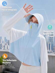 Women Sun-Proof Jackets - Blue - View 7