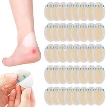 1/10/20/30/50pcs Transparent Gel Anti-Chafing Foot Pads, Heel Protection Pads, Front Foot Gel Cushion Pads, Waterproof Foot Patches - Transparent - View 2