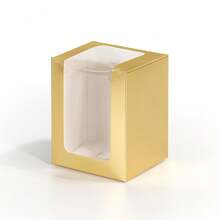 10/20/50pcs Window Gift Boxes 8x8x10cm Transparent Window Display Design Fits Glass Cups / Aromatherapy / Glass Cups / Decor / Figurines 9oz Gift & Product Packaging Boxes Suitable For Weddings, Corporate Gifts, Retail Wholesale - Window Box - 8x8x10cm - View 26