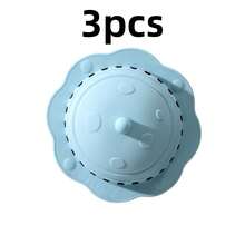 1/3pcs Silicone Drain Cover For Kitchen And Bathroom, Anti-Insect Press-Type Odor-Proof Cap, Bathroom Hair Filter Mesh, Anti-Clogging And Anti-Odour - Multicolor - View 11