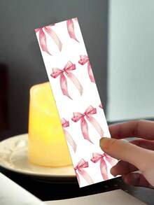 30pcs Pink-Themed Bookmarks For Reading, Page Markers, And Book Decorations-Creative Gifts Perfect For Winter And The New Year - View 7