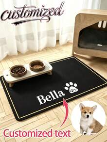 Customizable Diatomaceous Earth Pet Mat With Non-Slip Rubber Bottom, Suitable For Dogs - Large Size, Durable And Easy To Clean - Multicolor - View 1
