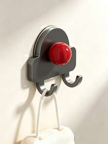 2pcs Adhesive Hooks For Bedside, Kitchen, Entryway, Coat Rack, Towel Storage, No Drilling Required - Multicolor - View 3