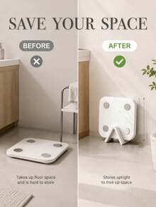 [Weight Scale Storage Tool]1pc Weight Scale Holder, Durable Plastic Material, Designed For Fitness Enthusiasts, Easy To Store, Suitable For Bathroom Shelves And Home Fitness Equipment Racks - Multicolor - View 5