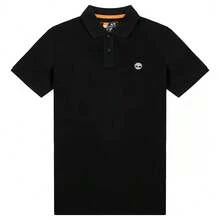 Timberland Men's Outdoor Sports Casual Comfortable Breathable Polo Shirt With Collar - Black - View 3