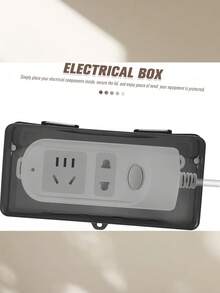 Waterproof Power Strip Cover Box, Weather‑Proof Socket Protector Case, Outdoor Indoor Plug Outlet Safety Guard - Multiple Styles - View 5