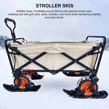 Snow Ski For Stroller Easy Installation Glider Skiing Attachment 2 In 1 Infant Strollers Ski Scooter Conversion For Outdoor - 1pc - View 8