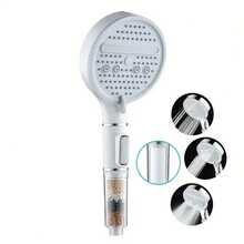 Handheld Filtered Shower Head | Filtered Handheld Shower, Softens Hard Water, Comes With 1 Roll Of Tape, Bathroom Shower Accessory - Shower Head - View 6