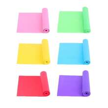 Resistance Bands-Multi-Colored Fitness Bands With A 10lb Resistance Level; Latex Stretching Bands Suitable For Yoga, Pilates, Physical Therapy, And Home Workouts. - Multicolor - View 11
