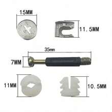 3-In-1 Connector, Cabinet Door Iron Eccentric Wheel, Detachable, Assemblable And Fastening Hardware Connector - Eccentric Wheel Set - View 10