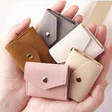 1 buah/5 buah Tas Penyimpanan Perhiasan Gulung, Tas Gulung Perhiasan Mini Ultra Kecil, Tas Penyimpanan Anting Cincin Kalung, Tas Penyimpanan Perhiasan Rumah Tangga - MultiWarna - View 11