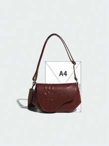 Adidas Originals Tas Bahu Unisex NEWY MKF SDLE KW4726 - Coklat - View 8