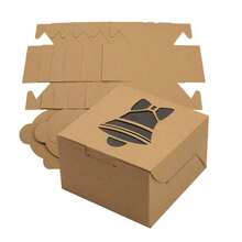 Christmas Gift Packaging Box Kraft Paper Window Box Santa Claus Christmas Tree Gift Packing Box Party Gift Box - Multicolor - View 12