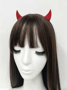 2/1pc Funny Halloween Decorative Headband, Cosplay Hair Accessory Prop, 2 Colors Available - Multicolor - View 3