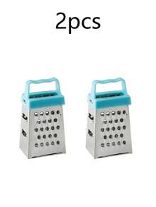 1pc Mini Garlic Grater, Mini Cheese Grater,Stainless Steel Cheese Ginger Vegetable Spices Small Grater For Kitchen,Stainless Steel Mini Cheese Grater,Creative Small Box Graters For Kitchen Slicer,Cheese,Potato,Squash,Zucchini,Carrots, Lemons - Multicolor - View 14