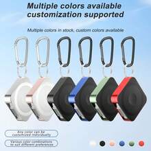 Charger Magnetik Paduan Aluminium 3-in-1 untuk Apple Watch, Magnet Kuat N52, Kabel Charger yang Dapat Ditarik 80cm, Desain Portabel Kompak Ultra Tipis 1,45cm dengan Klip Penyimpanan, Charger Perjalanan Universal untuk Ponsel dan Earbud, Tanpa Baterai Internal, Tersedia 6 Warna - MultiWarna - View 1