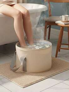Foldable Foot Bath Basin, Portable Foot Therapy Bucket With Heat Retention And Insulation Functions, Includes Storage Bag, Hot Water Bath Tub, Ideal For Travel, Camping, Sports And Outdoor Activities - Multicolor - View 2