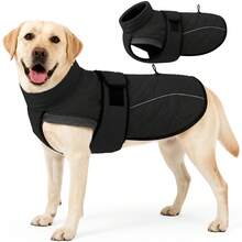 Waterproof Dog Coat For Winter, Quilted Warm Dog Jacket With Reflective Strips, Adjustable Pet Clothes For Small Medium Large Dogs, Outdoor Walking Apparel - Multicolor - View 19