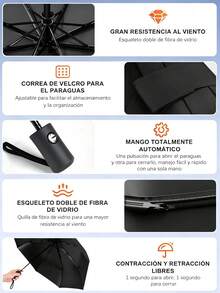 Outdoor Umbrellas - Black - View 5