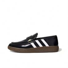 Adidas Originals Handball Spezial Series Loafers Comfortable Versatile Unisex Black - Black - View 15