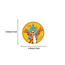 Disney 50pcs Winnie The Pooh Themed Stickers, Suitable For Journals, Planners, Phone Cases, Notebooks, Water Bottles, Waterproof PET Material, Perfect For Back To School Decoration And Halloween - Multicolor - View 10