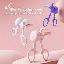 Electric Heated Eyelash Curler, 3 Adjustable Temperature Settings Suitable For All Eyelash Types, 30s Rapid Preheating, 24h Long-Lasting Natural Curl, USB Rechargeable Portable Makeup Tool, Instant Eye Makeup Enhancement - Multicolor - View 4