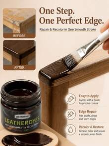 Wooden Furniture Repair Dye, One-Step Scratch Refurbishment & Recolor Paste, Suitable For Wooden Tables, Chairs, Cabinets. 30g - C - View 10