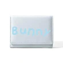 Creative Text Bunny Short Wallet, Thin Student Short Wallet, Compact Coin Purse Wallet, Mini Handheld Card Holder Coin Bag - Multicolor - View 10