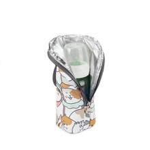 1pc Baby Bottle Insulation Bag, Suitable For Outdoor Travel And Daily Use - Red and White - View 9