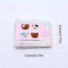 1pc Little Bear Data Cable Storage Clip Cartoon Data Cable Sorting Clip Earphone Cable Organizer - Multicolor - View 2
