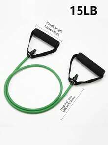 5 Sets 5-Level Resistance Bands With Handles, Suitable For Home Fitness, Pilates And Body Shaping - Multicolor - View 19