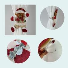 Dancing Christmas Series Villain Curtain Decor, Party Scene Decoration Props, Cartoon Character Curtain Clips And Curtain Straps - Multicolor - View 7