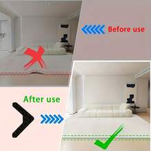 12/24pcs Reusable Non-Slip Carpet Grippers, Suitable For Carpets, Bed Sheets, Mattresses, Sofa Cushions, Rugs And Other Items Needing Fixation, Prevents Slipping, Washable Adhesive Tape Suitable For Area Rugs, Reusable, Perfect For Hardwood Floors And Tile Floors, Christmas, New Year - Multi-color - View 6