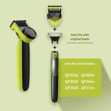 2/3/4/5pcs Set Of Guard Comb For One Blade Set, Adjustable 14-In-1 Precision Comb With Body Guard, Skin Protector, Attachments For Shaving, Grooming, With 14 Length-Settings,Compatible With QP210/50 220 2523 2520 - A - View 2