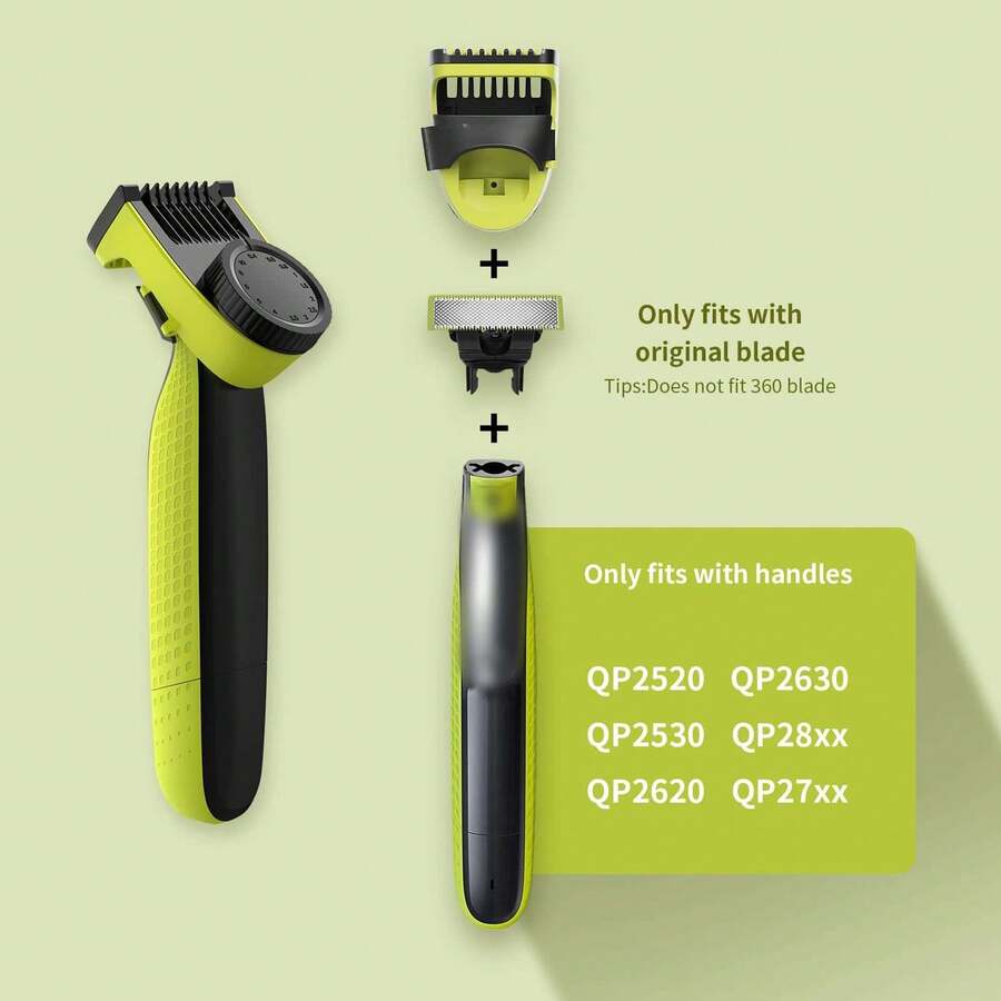 2/3/4/5pcs Set Of Guard Comb For One Blade Set, Adjustable 14-In-1 Precision Comb With Body Guard, Skin Protector, Attachments For Shaving, Grooming, With 14 Length-Settings,Compatible With QP210/50 220 2523 2520
