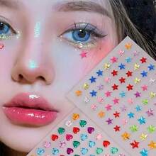 880pcs Rhinestone Jewelry Stickers, Self-Adhesive Acrylic DIY Handmade Decoration Rhinestone Stickers, Children Wall Stickers, Children Handmade, Large Stickers, Girls Wall Stickers - Acrylic Diamond Sticker - View 2