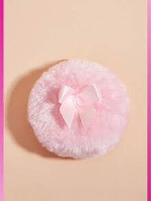 Borla y esponja de maquillaje, adecuada para uso diario de maquillaje - Rosa - Ver 4