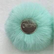 1pc Rabbit Tail Hair Clip Model, Pom Pom Cute Plush Rabbit Prop, Brooch Accessory, Decoration, Halloween Accessory - Multicolor - View 12