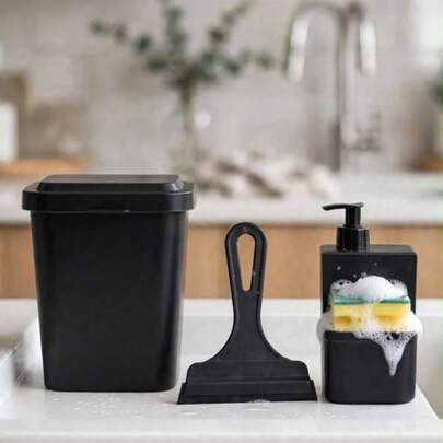 Kit Pia Completo 3 Peças - Organizador Cozinha Moderno