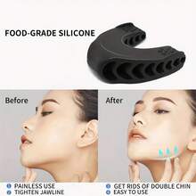 1pc Jawline Exerciser, Masseter Muscle Jaw Lifting Chewing Muscle Bite Force Trainer, Face Slimming And Hollow Training - Multicolor - View 5