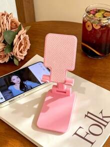 1pc Foldable Desktop Phone Stand, Height & Angle Adjustable Portable Tablet Holder, Non-Slip Base Universal Smartphone Stand, Suitable For Desk, Bedside, Office, Kitchen, Travel, Back To School, Birthday, Christmas, Halloween Gift - Multicolor - View 12