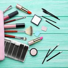 Makeup Tools, Eyeliner Brush, Mascara Brush, Lipstick Brush, Makeup Brush Set, Complete Makeup Tool Set, Makeup Gift Box Set - Black - View 8