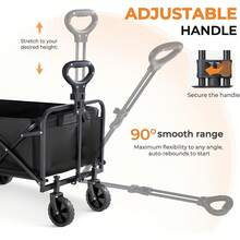 Carts & Wagons, Shopping Trolleys - [5-inch Wheel Flat-fold Type]80L - View 6