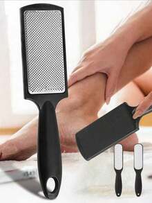 1pc Foot Brush/Foot File/Callus Remover/Hard Skin Remover/Stainless Steel Foot Brush/Foot Care Pedicure Tool - Black - View 5