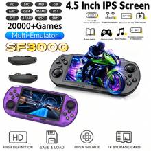 Portable Retro Handheld Game Console 4.5" HD Screen 20,000+ Classic Games (FC/GBA/Arcade) 14+ Emulators Dual Joysticks Supports Music/Video/E-Book/Power Bank Portable Gift For Men/Husband/Boyfriend - View 1